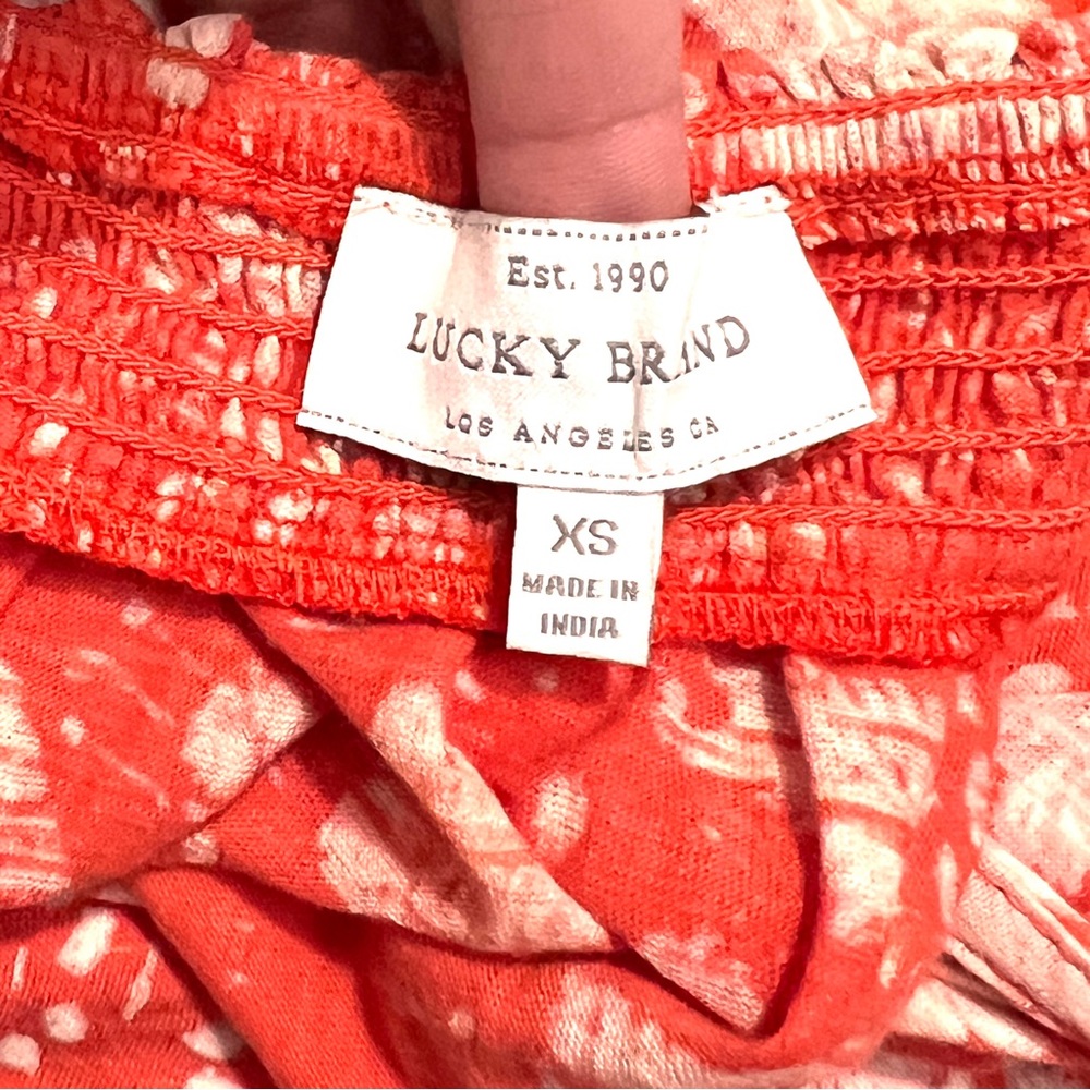 SOLD- Lucky Brand Floral Tank Top Size XS - Picture 6 of 10